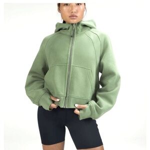 Lululemon Women's Green Scuba Oversized Full-Zip Hoodie Size M/L